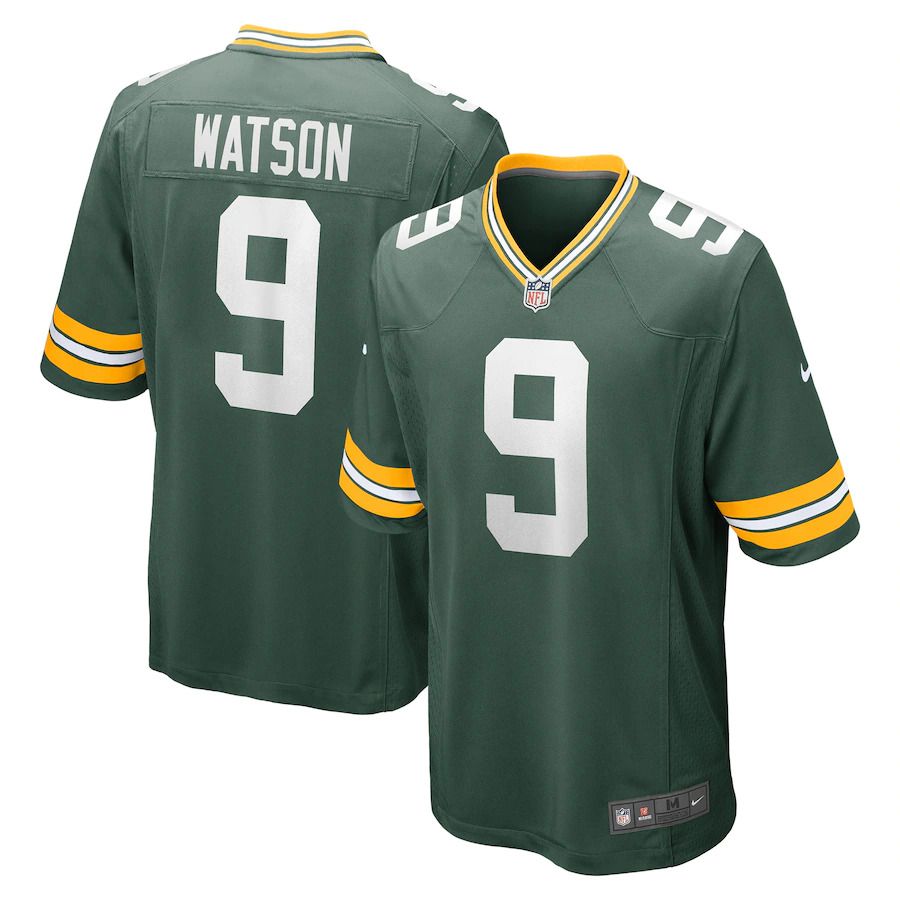 Men Green Bay Packers 9 Christian Watson Nike Green Game Player NFL Jersey